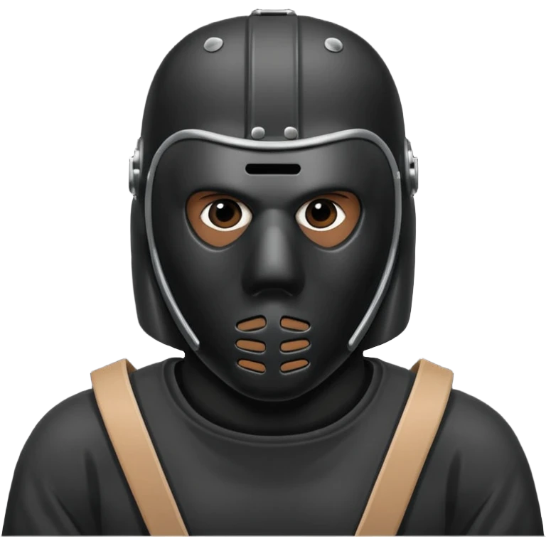 Masque de hockey de kanye west  emoji
