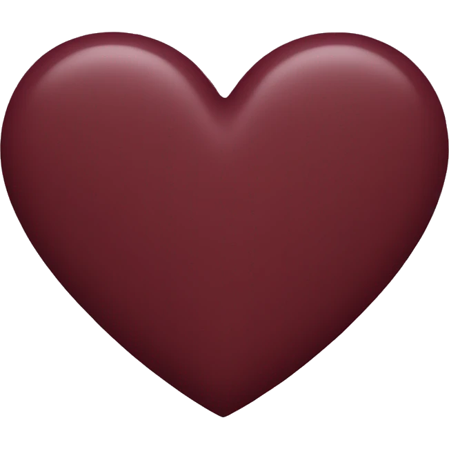 Maroon heart emoji