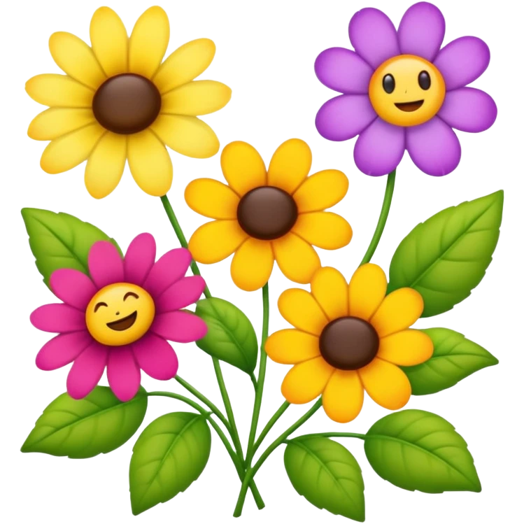 emoji for flowers one item without face emoji