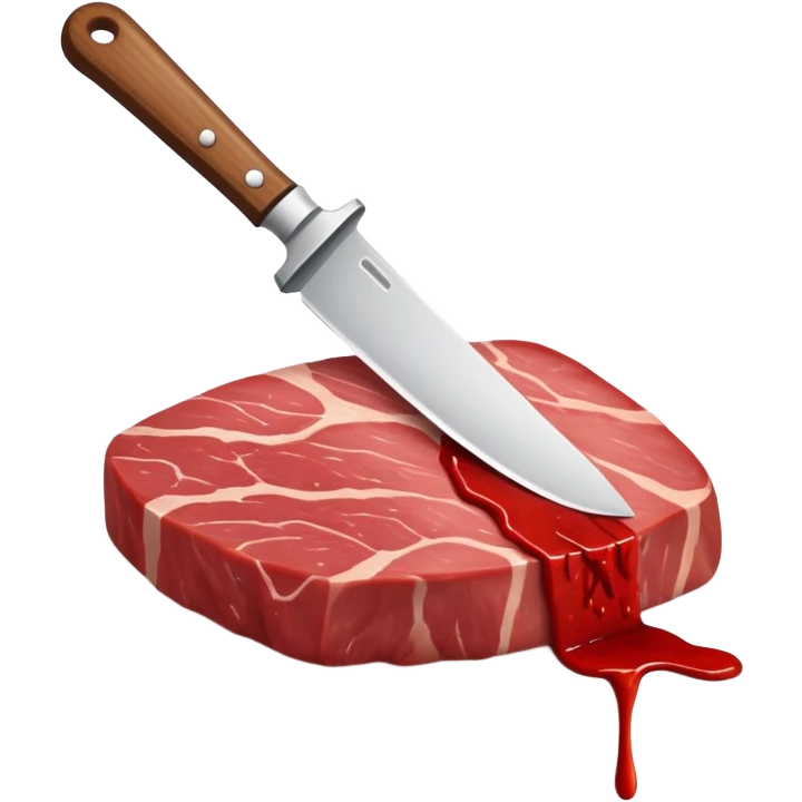 Beating meat emoji