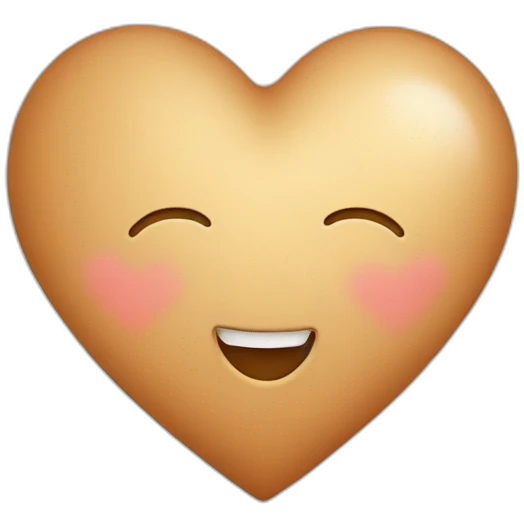 Heart shaped emoji