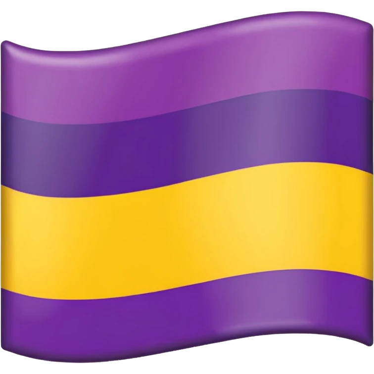 Nonbinary flag emoji