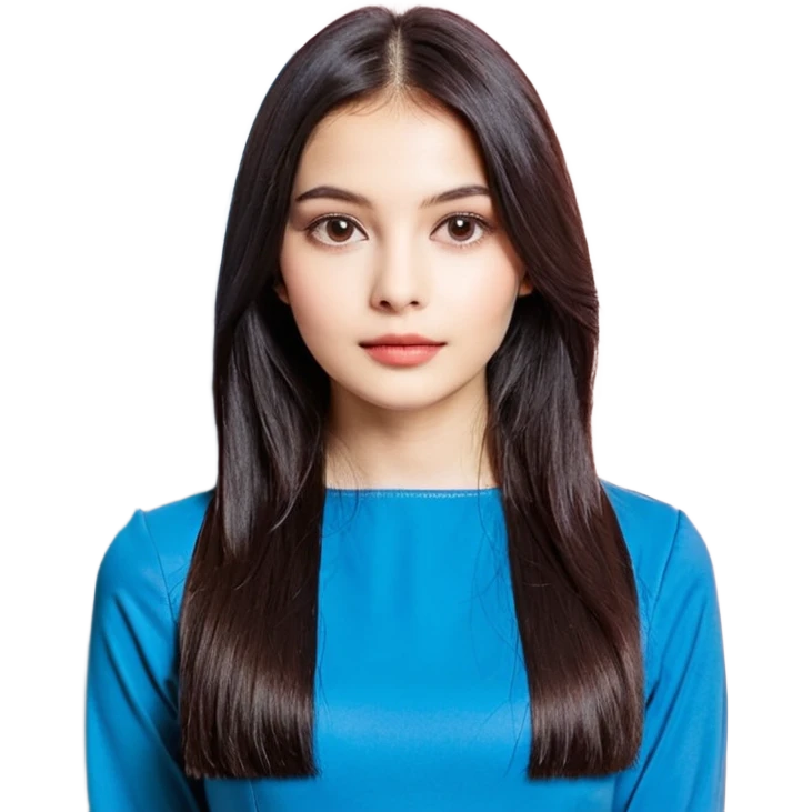 Девушка светло русые длинные волосы, голубые глаза, красивая в белом кружевном топике emoji