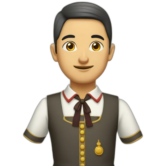Alsacien en tenue traditionnelle emoji