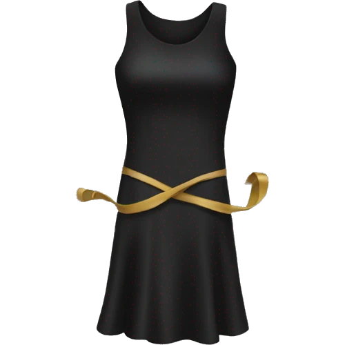 black dress emoji