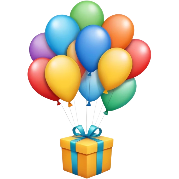 Card for a birthday emoji