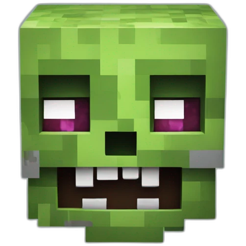 MineCraft-Zombie-head emoji