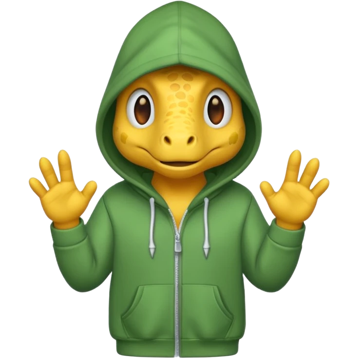 Dinosaur wear hooo emoji