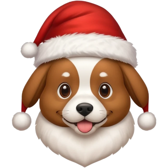 Christmas Dog emoji