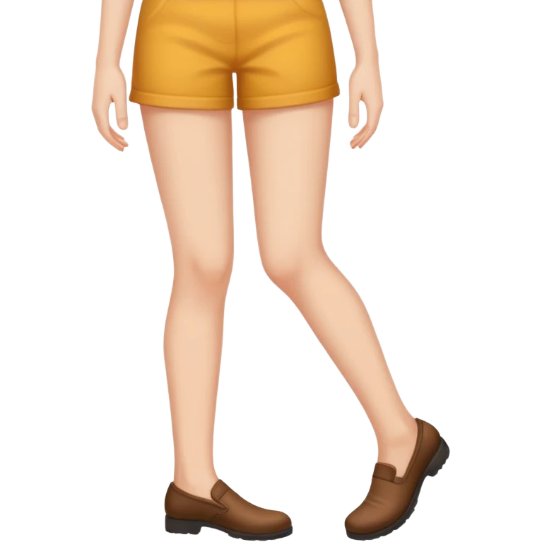 pessoa sentada com as pernas aparecendo, porem png sem aparecer no que ela ta sentada emoji