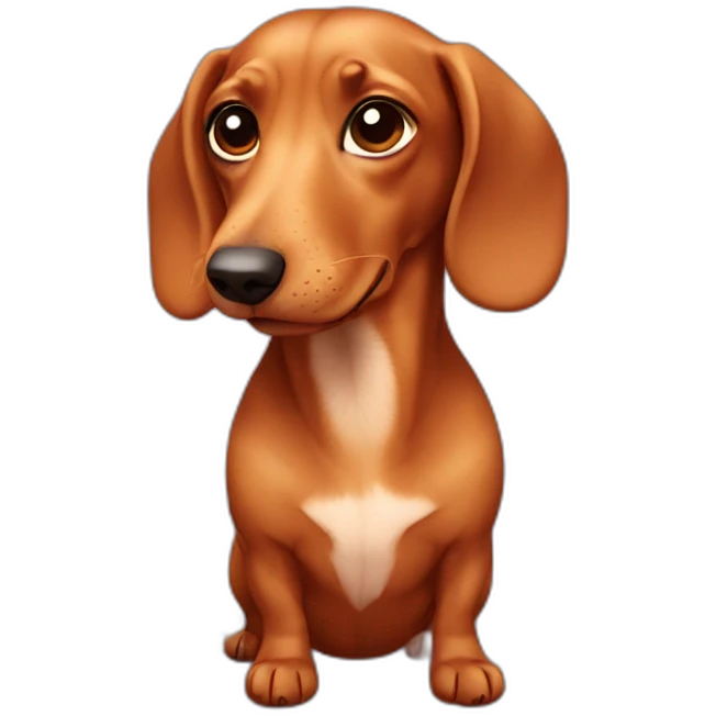 DACHschund EATING PIZZA emoji