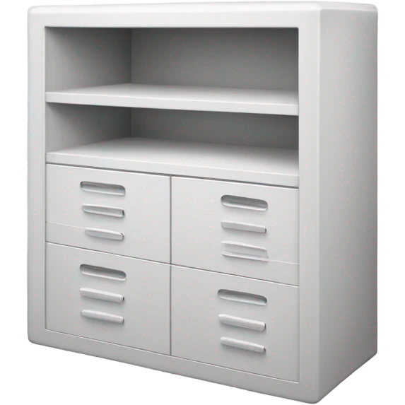 white sandpaper storage organizer slots  emoji