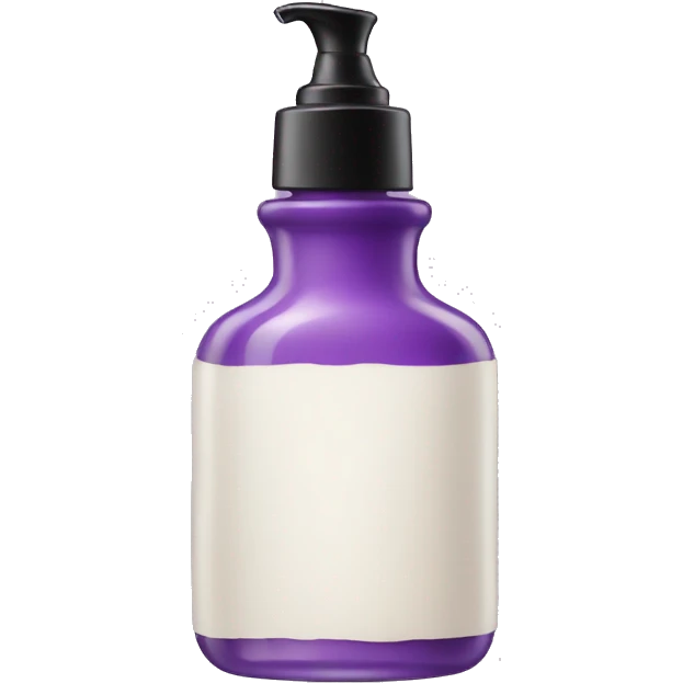 Vintage purple lotion bottle emoji