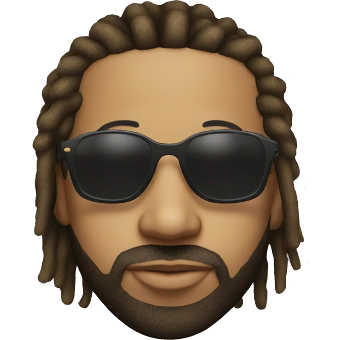 Drake with sun glasses and dreads  emoji