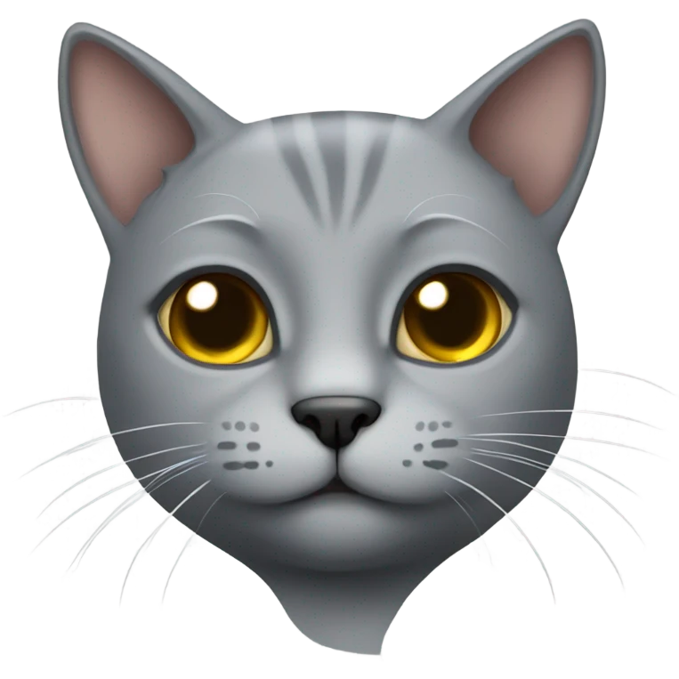 Cats grey emoji