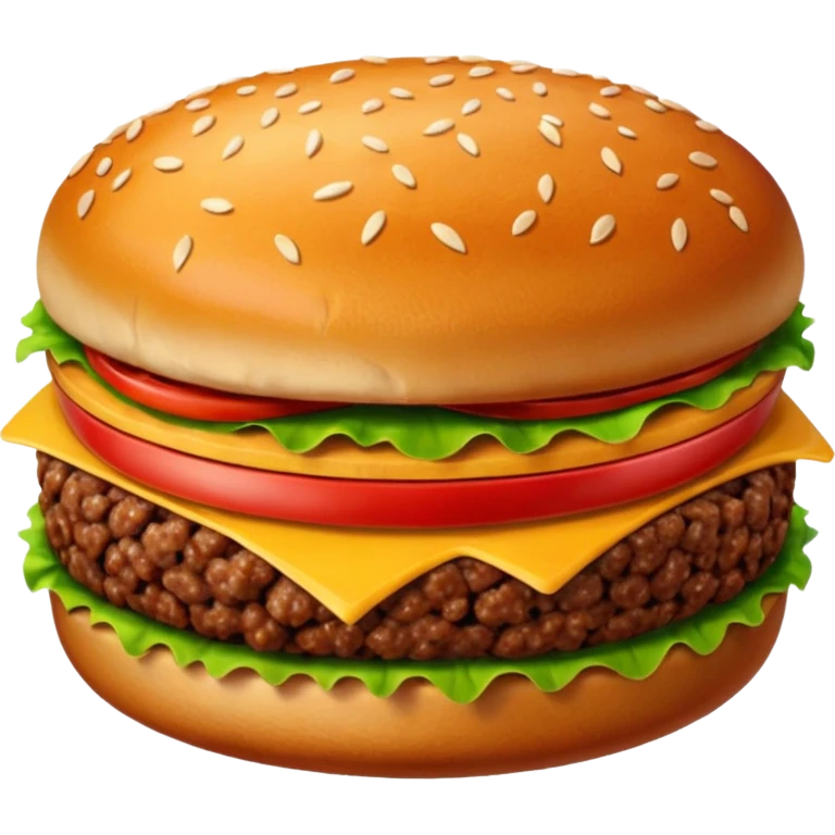 Ground beef patty emoji