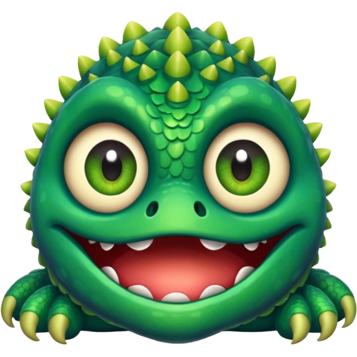 Create a monster emoji emoji