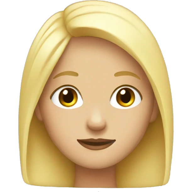 Blonde girl  emoji