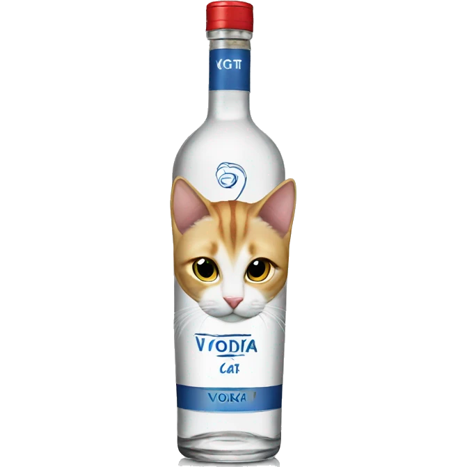 cat vodka emoji