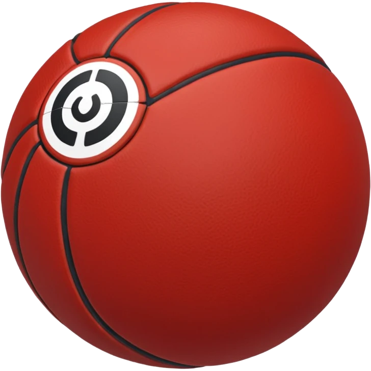 Pull ball with MB in the circle in on it emoji