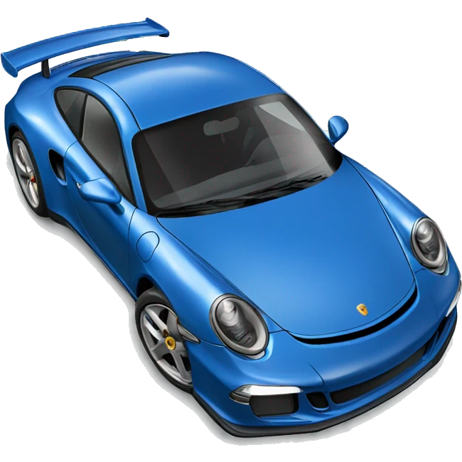 porche 911 gtrs blue emoji