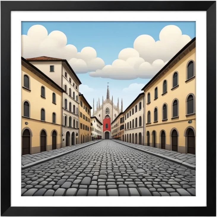 milan city street emoji