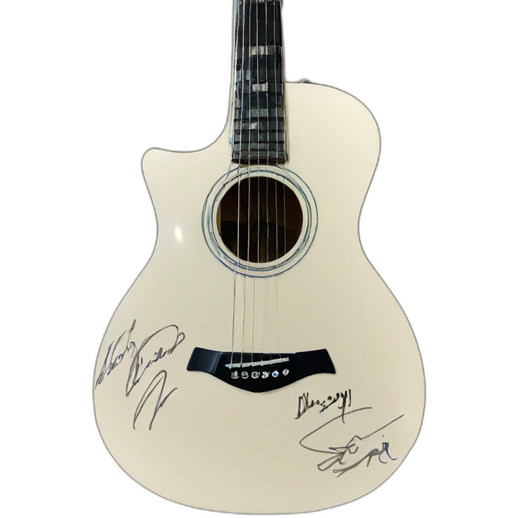 Taylor swift guitar - signed emoji