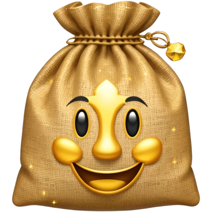 money bag with sparkles emoji