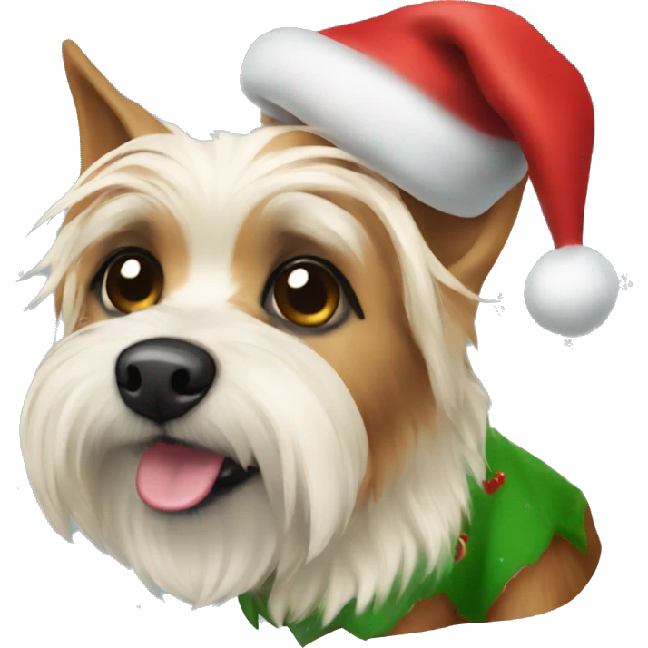 Schnorkie Christmas elf  emoji