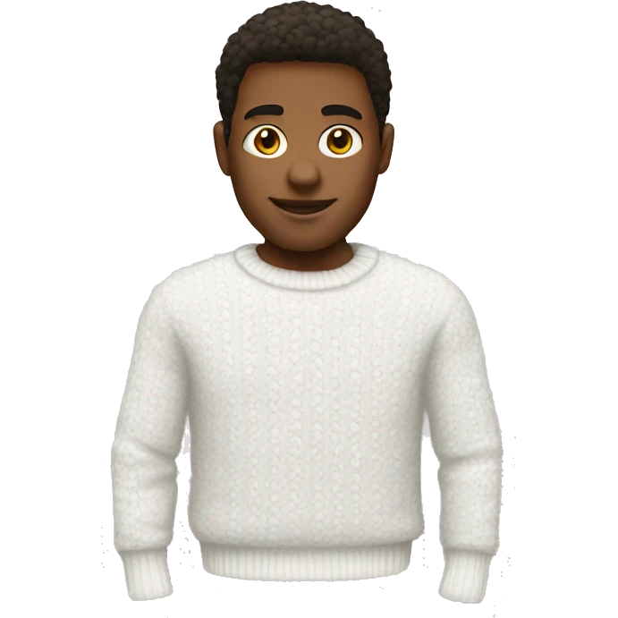white sweater emoji