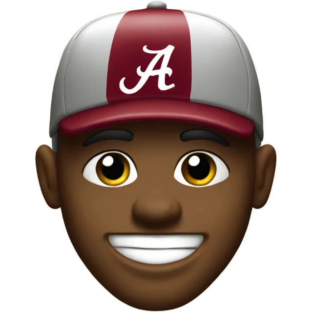 Alabama crimson tide fan emoji