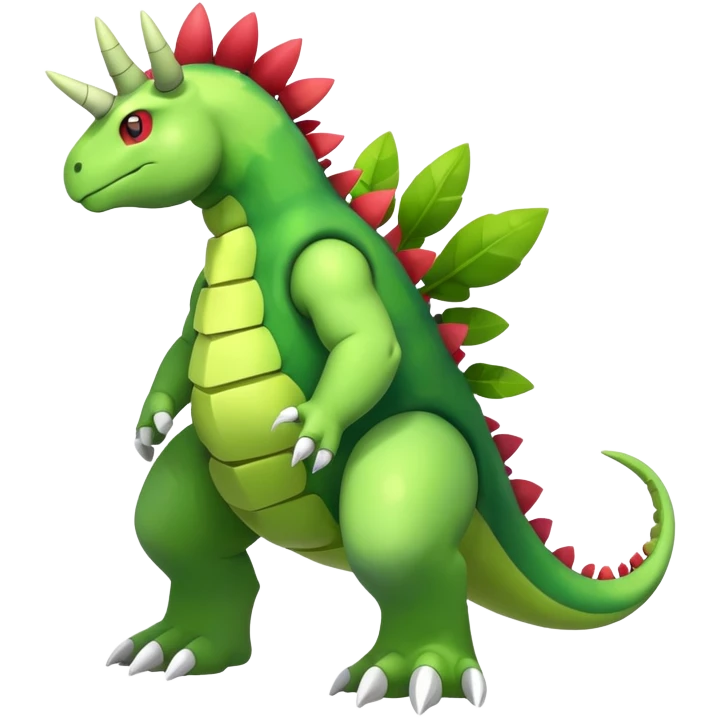 Meganium-Aurorus-fakemon (full body) emoji