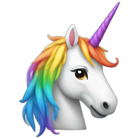 unicorn-rainbow emoji