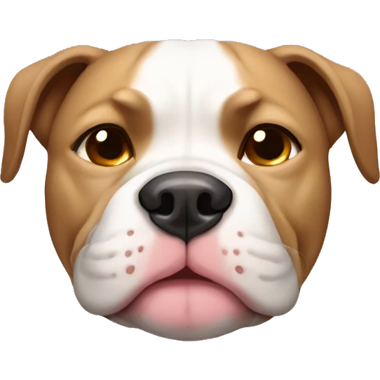 Sleepy tiny pitbull  emoji