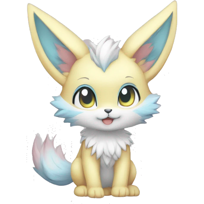 Anthro-Pastel-Fur-Sona-Chibi-Shiny-Fakémon full body emoji