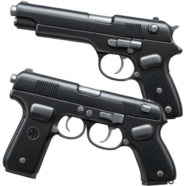 2 guns  emoji