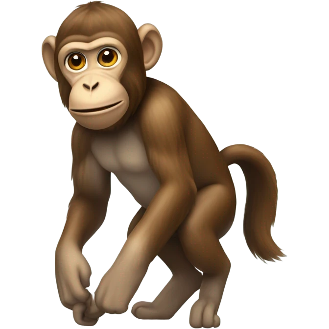 Monkey on a horse  emoji