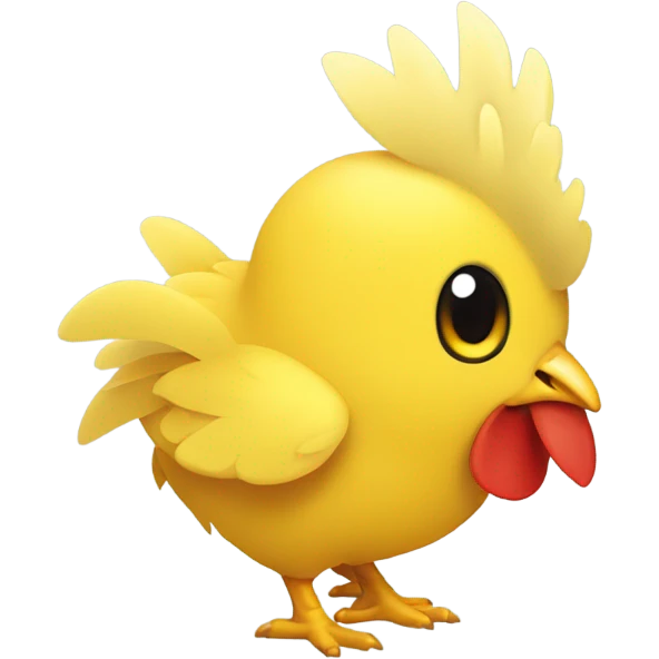 Pikachu chicken emoji