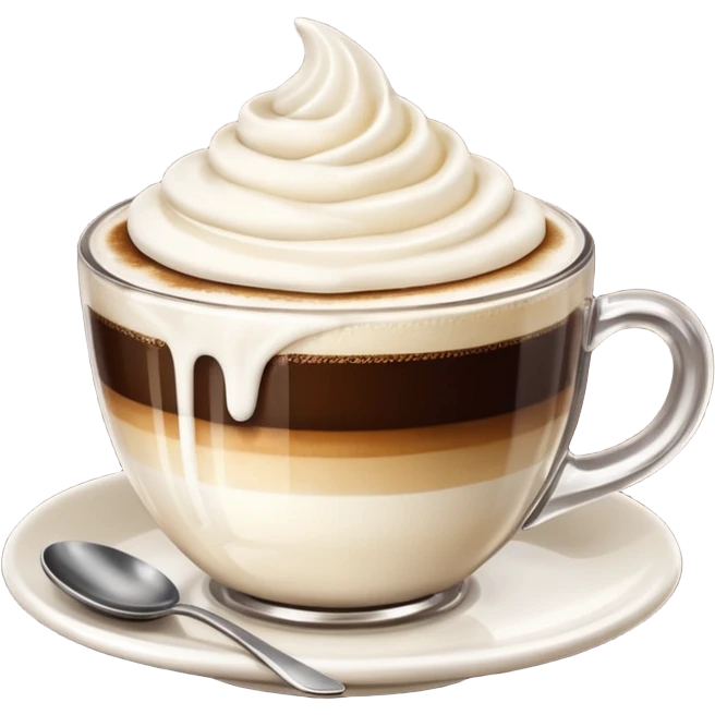 caffè e panna emoji