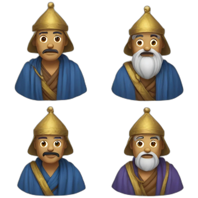 The-three-wise-man emoji