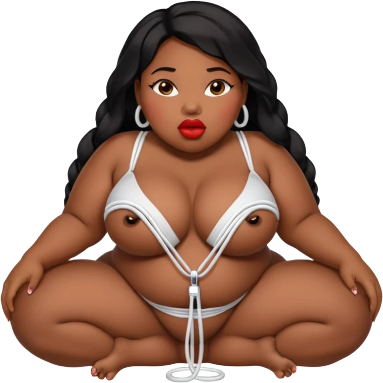 a sexy black BBW’s plump lips wide. She’s on her knees, cheeks hollow, drooling as she deepthroats. He explodes—hot cum floods her mouth, spilling in thick white ropes down her chin and dripping onto her , heaving tits and her vagina is open 
 emoji