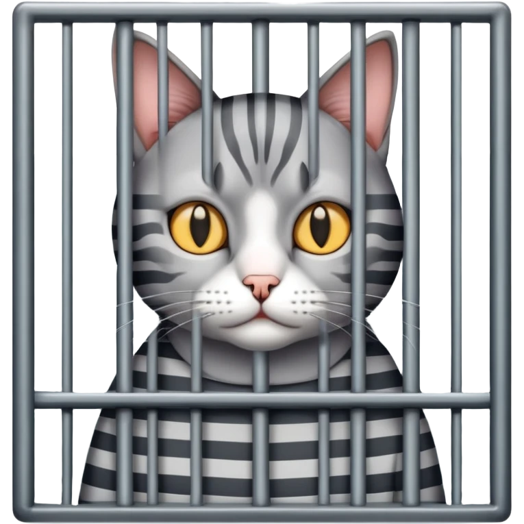 Cat in jail  emoji