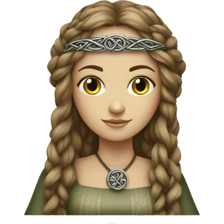 Detailed Maiden Celtic  emoji