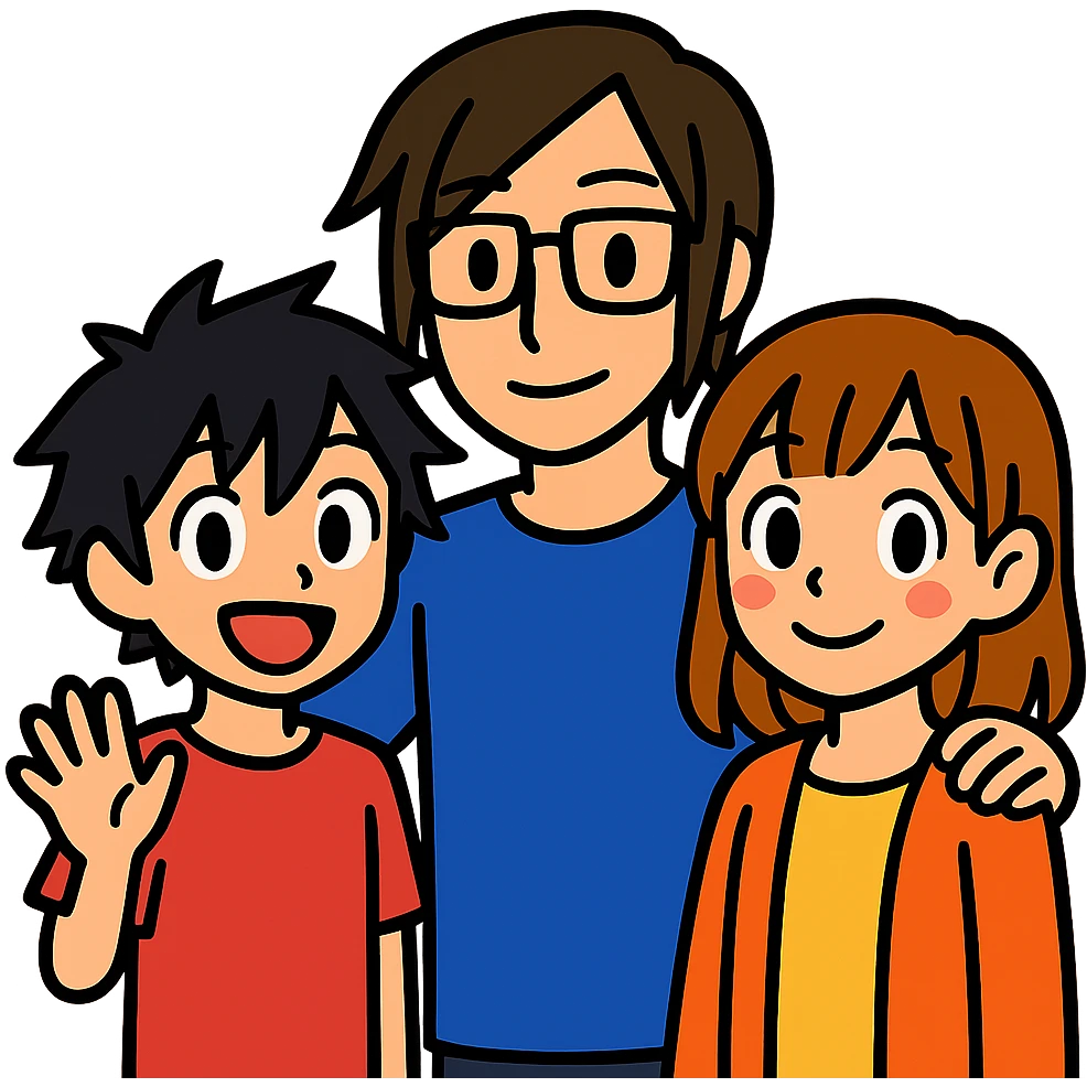 emoji combining Hiro, Miyamura, and Kanata Asai emoji