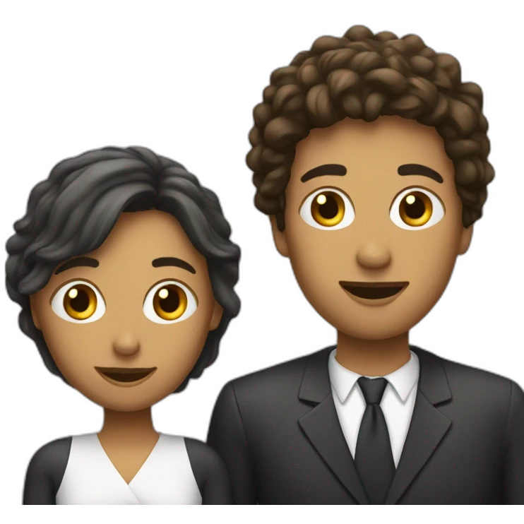 Interview entre deux personne emoji