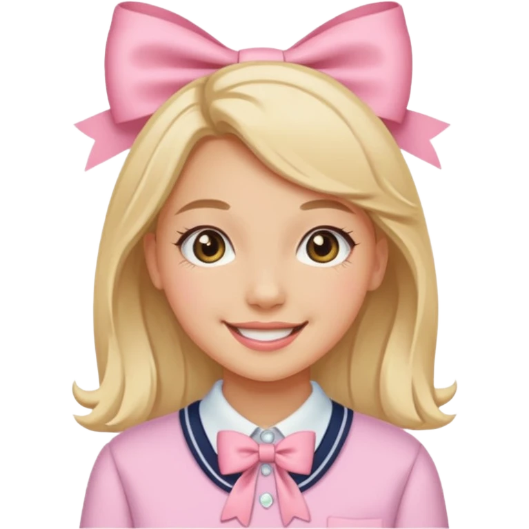 Girls preppy Stickers emoji