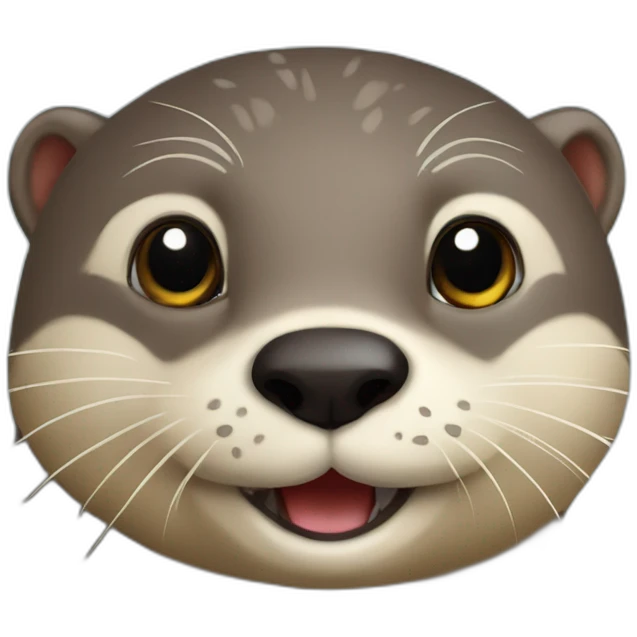 Loutre sur tortu emoji