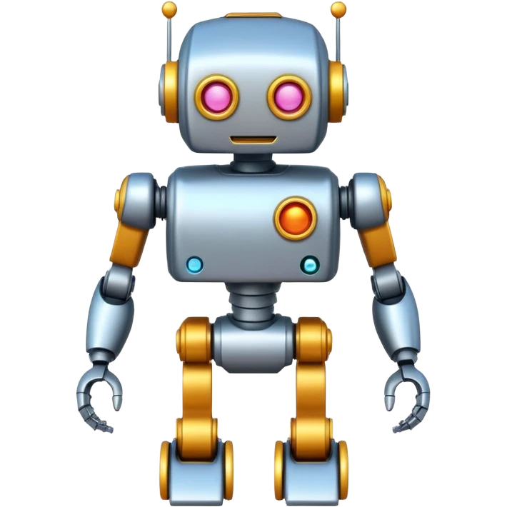 robot pretty simple toy emoji