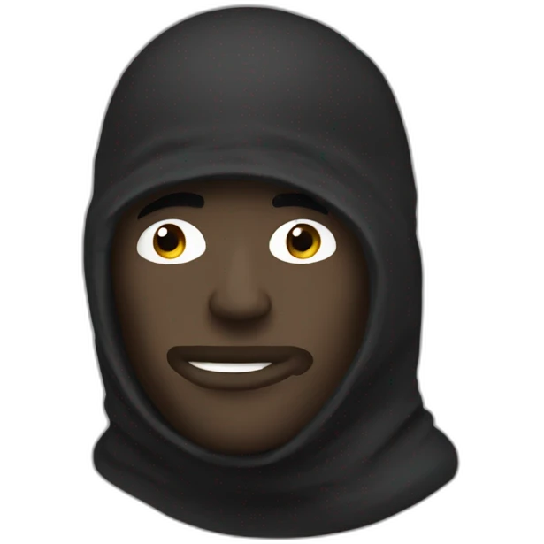 kerchak French rap with balaclava emoji