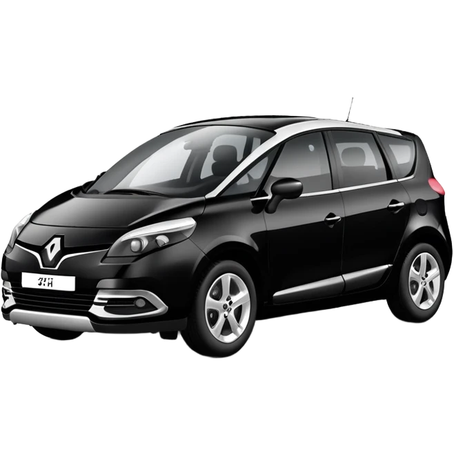 Renault scenic black EZ897ZL emoji